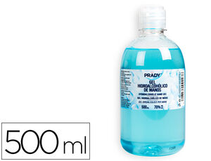 Gel Hidroalcoholico Higienizante G3 Manos Limpia y Desinfecta sin Aclarado con Tapon Bote de 500 Ml