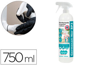 Limpiador Higienizante Desinfectante Germosan para Superficies y Mobiliario Bote Pulverizador de 750 Ml