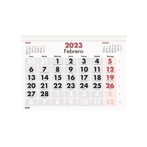 Calendario Faldilla Mensual 21X15