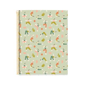 Cuaderno Espiral Nb4 5X5 mm A4 100 Hj 70 Gr T/d Inhale & Exhale Yoga Mr