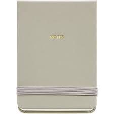 Cuaderno Mini Liso Tiny Notes Gris Mr