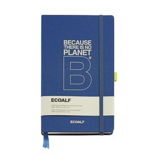 Cuaderno Rigido Reciclado Liso Book Planet B Ecoalf Azul Mr
