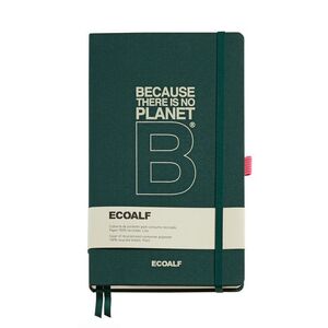 Cuaderno Rigido Reciclado Liso Book Planet B Ecoalf Verde Mr