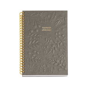 Cuaderno Espiral Horizontal A5 80Hj 80 Gr Grabado British Bloom Mr