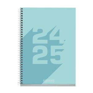 Agenda Escolar Espiral Plus 150X213 Semana Vista Basic Azul Mr 2024/2025