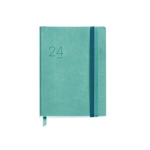 Agenda Cosida Journal 168X122 Semana Vista Flexible Azul Pastel Mr 2024