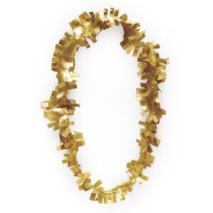 Collar Plastico Dorado 90 X 7 cm