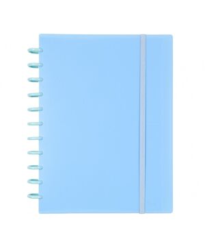 Cuaderno Ingeniox A4 Cuadriculado 5X5 mm 100 Hj 100 Gr Azul Pastel