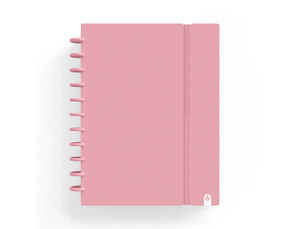 Cuaderno Carchivo Ingeniox Foam A4 80H Cuadricula Rosa Pastel