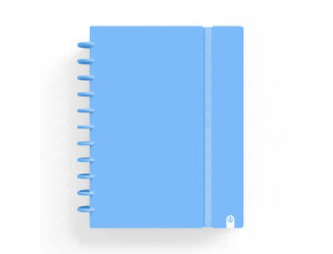 Cuaderno Ingeniox Foam A4 Cuadriculado 5X5 mm 80 Hj 100 Gr Azul Pastel