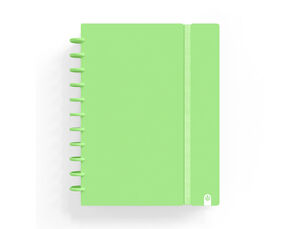 Cuaderno Ingeniox Foam A5 Cuadriculado 5X5 mm 80 Hj 100 Gr Verde Pastel