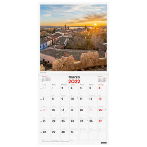 Calendario Pared 30X30 Finocam Pueblos con Encanto 2022