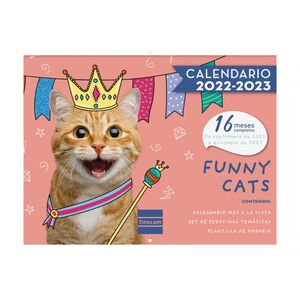 Calendario Pared 16M Finocam Imagenes Cats 2022/2023