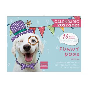Calendario Pared 16M Finocam Imagenes Dogs 2022/2023