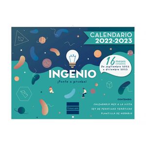 Calendario Pared 16M Finocam Imagenes Ingenio 2022/2023
