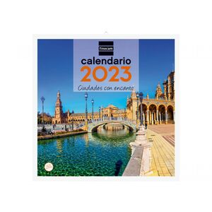 Calendario Pared 30X30 cm Ciudades Finocam 2023