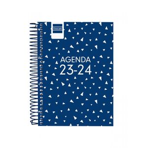Agenda Espiral Escolar Finocam 8º Dia Pagina Cool Azul 2023/2024