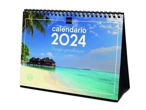 Calendario Sobremesa Paisajes Paradisiacos Finocam 2024