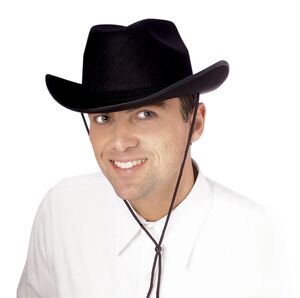 Sombrero Adulto Cowboy Negro