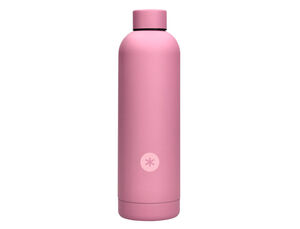 Botella Portaliquidos Antartik Isotermica Acero Inoxidable Libre de Bpa Color Rosa 500 Ml