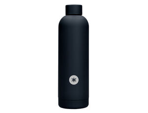 Botella Portaliquidos Antartik Isotermica Acero Inoxidable Libre de Bpa Color Negro 750 Ml