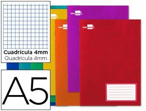 Libreta Grapada Cuadro 4Mm A5 Write 16 Hj 60 Gr con Margen Colores Surtidos