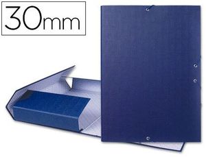 Carpeta Proyectos Liderpapel Folio Lomo 30Mm Carton Forrado Azul
