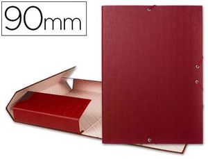 Carpeta Proyectos Liderpapel Folio Lomo 90 mm Rojo