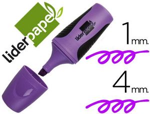 Rotulador Liderpapel Mini Fluorescente Violeta