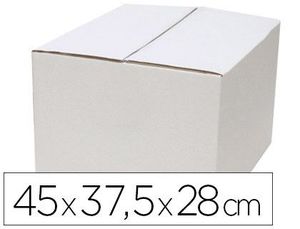 Caja para Embalar Q-Connect Blanca Regulable en Altura Doble Canal 450X280 mm