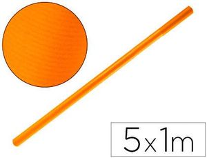 Papel Kraft Liderpapel Naranja Fuerte Rollo 5X1 M