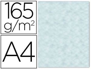 Papel Color Liderpapel Pergamino con Bordes A4 165G/m2 Azul Pack de 25 Hojas