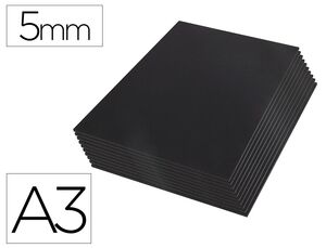 Carton Pluma Liderpapel Negro A3 5 mm