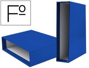 Caja Archivador Liderpapel Fº 82 mm Azul