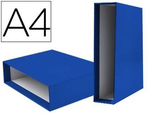 Caja Archivador Liderpapel de Palanca Carton A4 Documenta Lomo 82Mm Color Azul