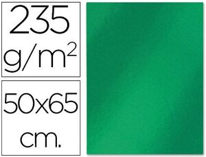 Cartulina Liderpapel Metal Verde 50X65 cm 235 Gr