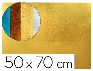 Goma Eva 50X70 2 mm Metalizada Oro