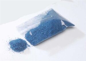 Bolsa Viruta Cristal Azul 100 Gr.