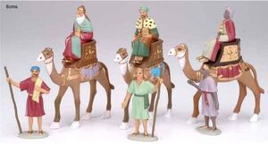 Juego Reyes Camello Plastico 8 cm