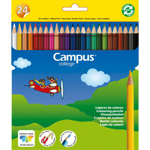 Lápices de Colores Campus College 24 Colores