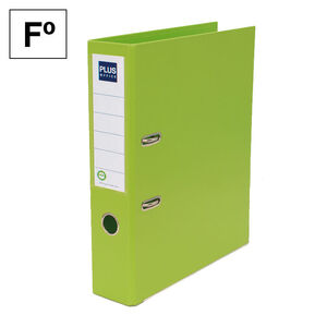 Archivador Plus Office Folio Lomo 75 mm Verde Claro