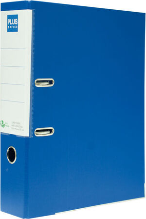 Archivador Plus Office Folio Lomo 80 mm Azul