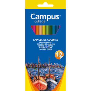 Lapices de Colores Campus College 12 Colores