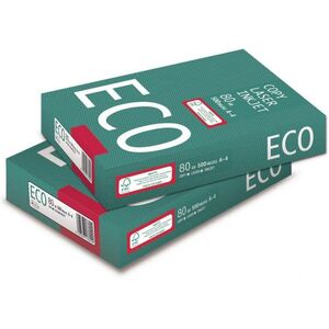 Papel Blanco Eco A4 80G Paquete 500 Hojas