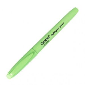 Marcador Fluorescente Pen Highlighter Campus University Verde Pastel