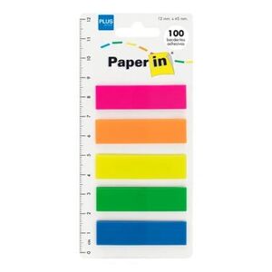 Banderitas Adhesivas Pp Paper In Plus Office 5 Colores Bolsa 100 ud