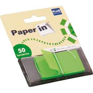 Banderitas Adhesivas Pp Paper In Plus Verde Bolsa 50 ud
