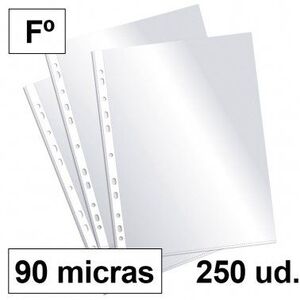 Fundas Multitaladro Plus Office Folio Cristal 90 Micras B-10