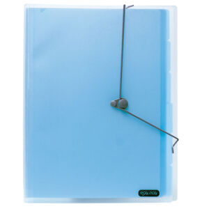 Carpeta Clasificadora Plus Office A4 Azul Traslúcida