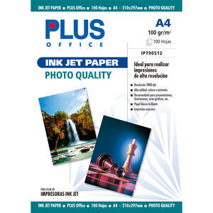 Papel Fotográfico A4 Plus Office Inkjet Paper 2880 Dpi 100G 100 Hojas